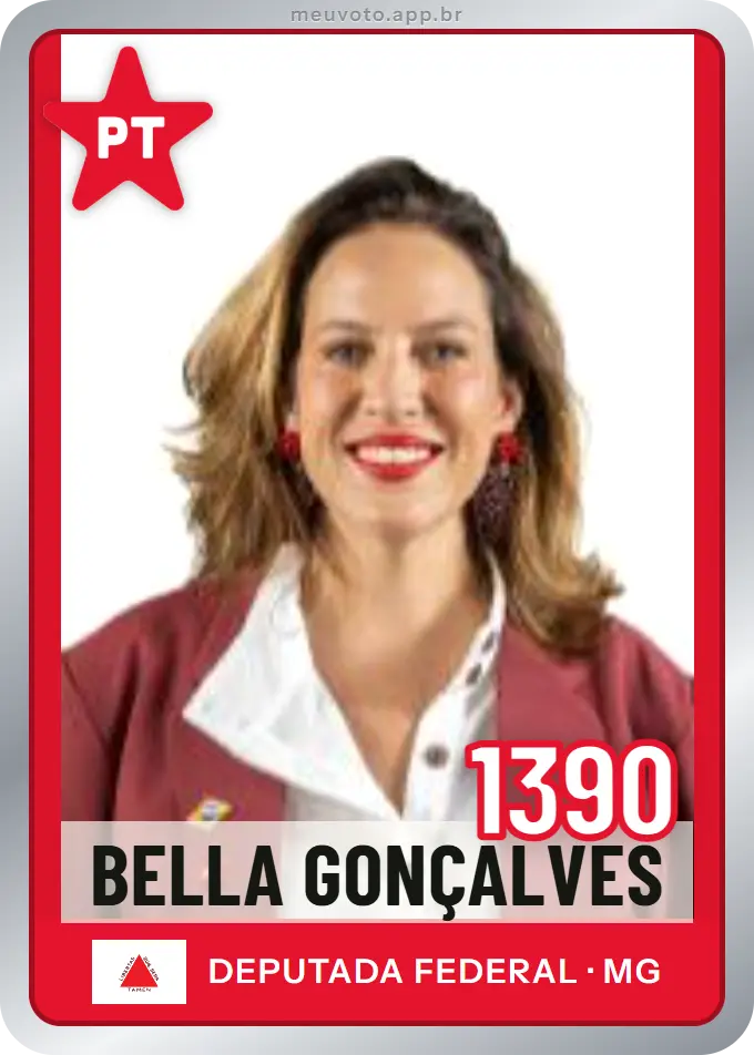 Carta de Bella Gonçalves, número 1390, PT