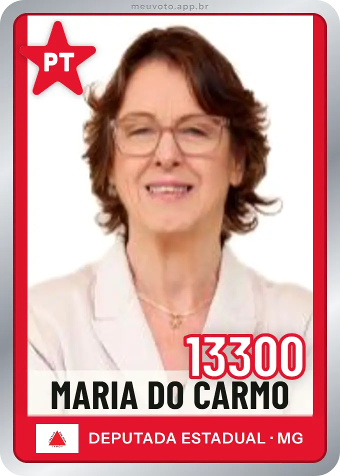 Carta de Maria do Carmo, número 13300, PT