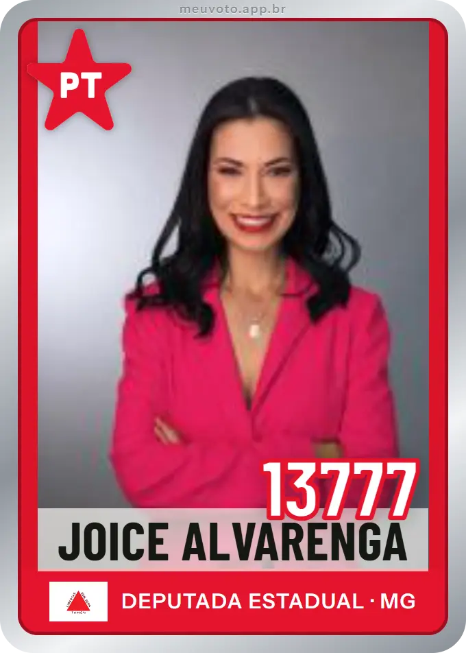 Carta de Joice Alvarenga, número 13777, PT