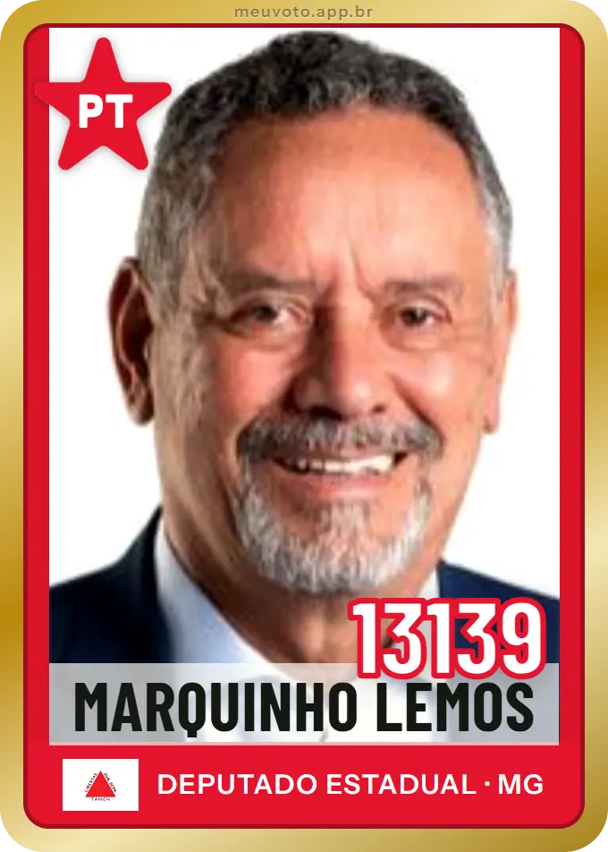 Carta de Marquinho Lemos, número 13139, PT
