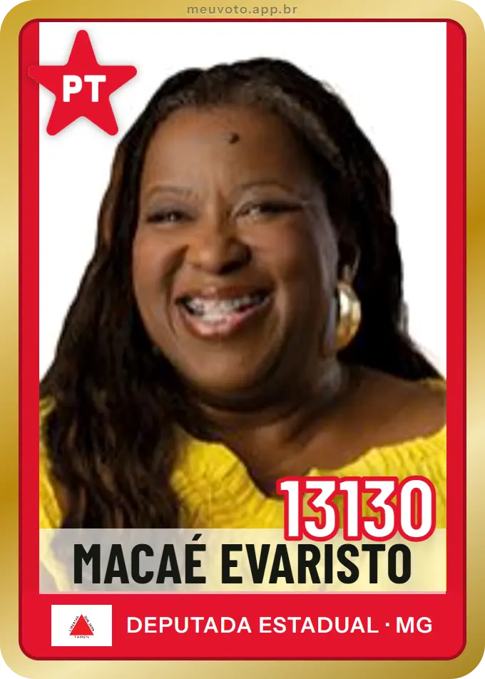 Carta de Macaé Evaristo, número 13130, PT