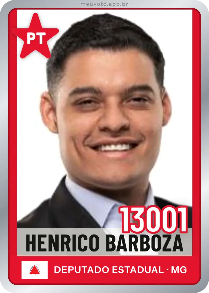 Carta de Henrico Barboza, número 13001, PT