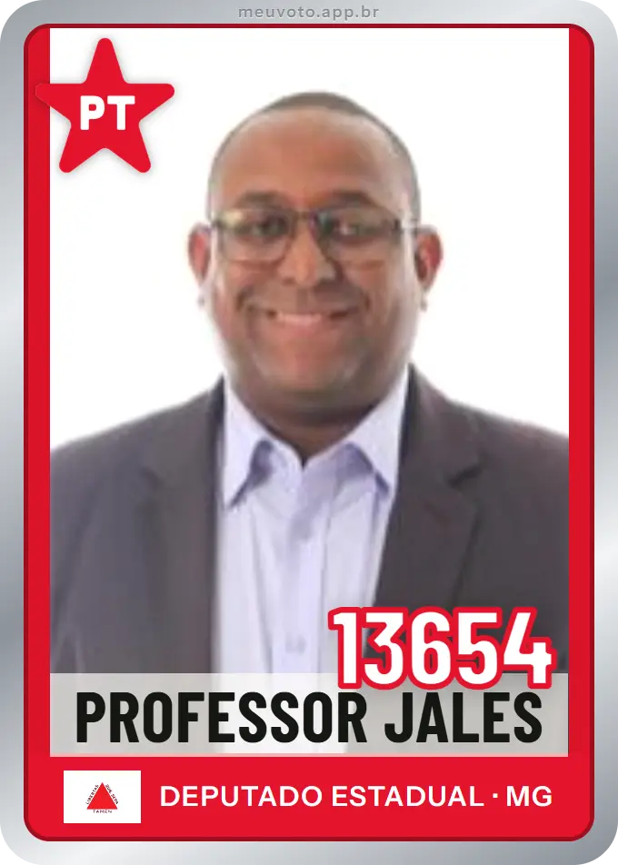 Carta de Professor Jales, número 13654, PT