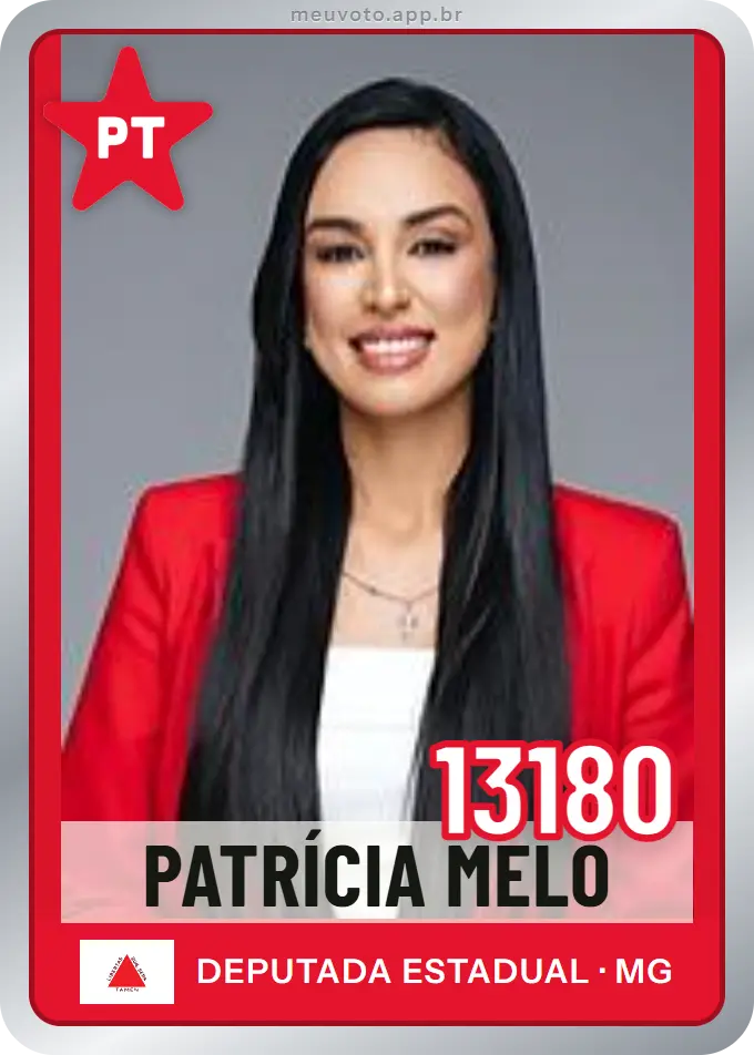 Carta de Patrícia Melo, número 13180, PT