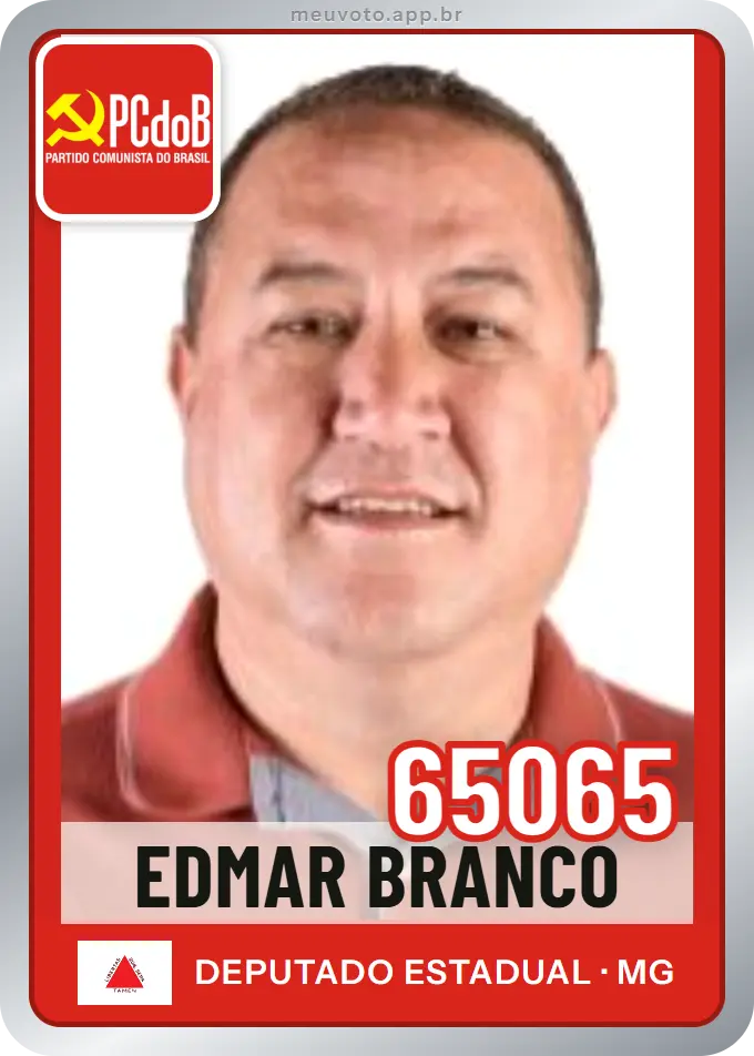 Carta de Edmar Branco, número 65065, PCdoB