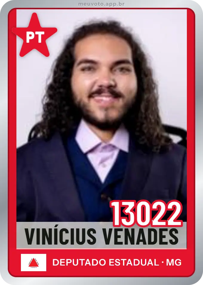Carta de Vinícius Venades, número 13022, PT