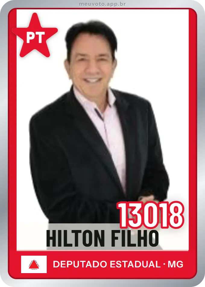 Carta de Hilton Filho, número 13018, PT
