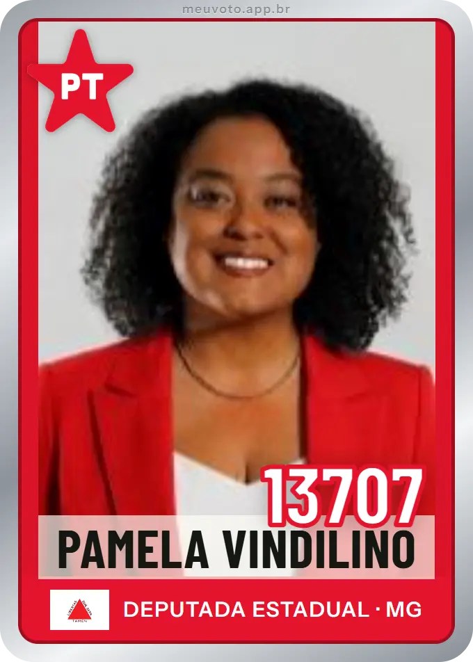 Carta de Pamela Vindilino, número 13707, PT