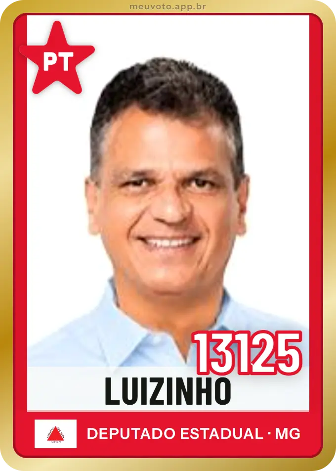 Carta de Luizinho, número 13125, PT