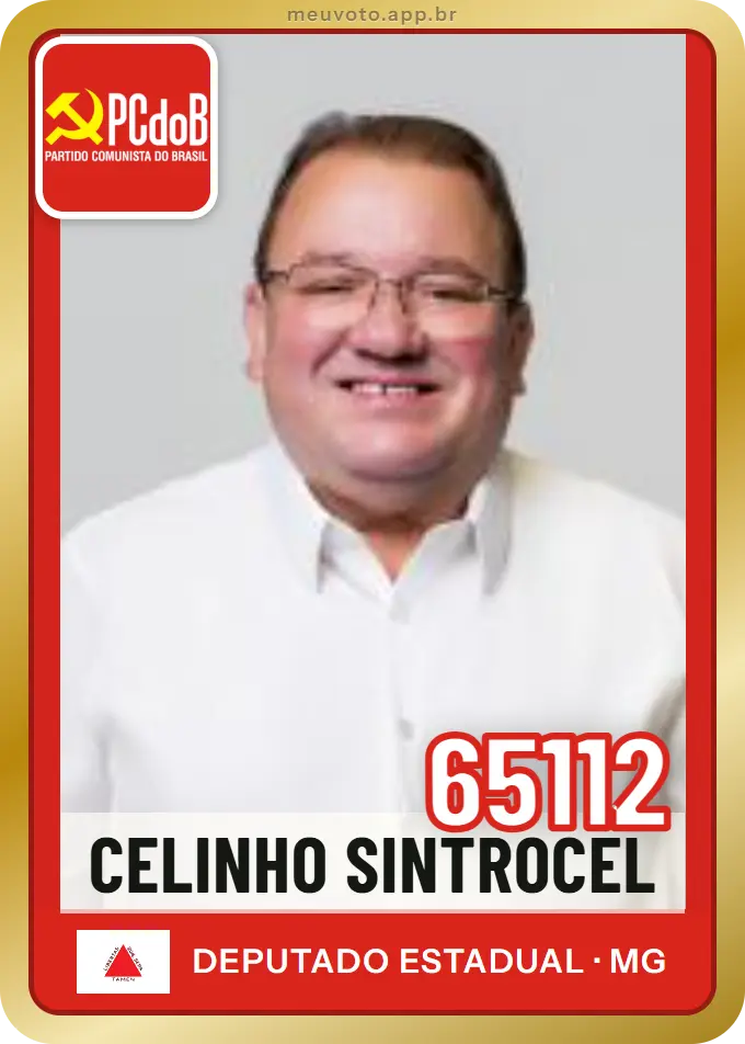 Carta de Celinho Sintrocel, número 65112, PCdoB