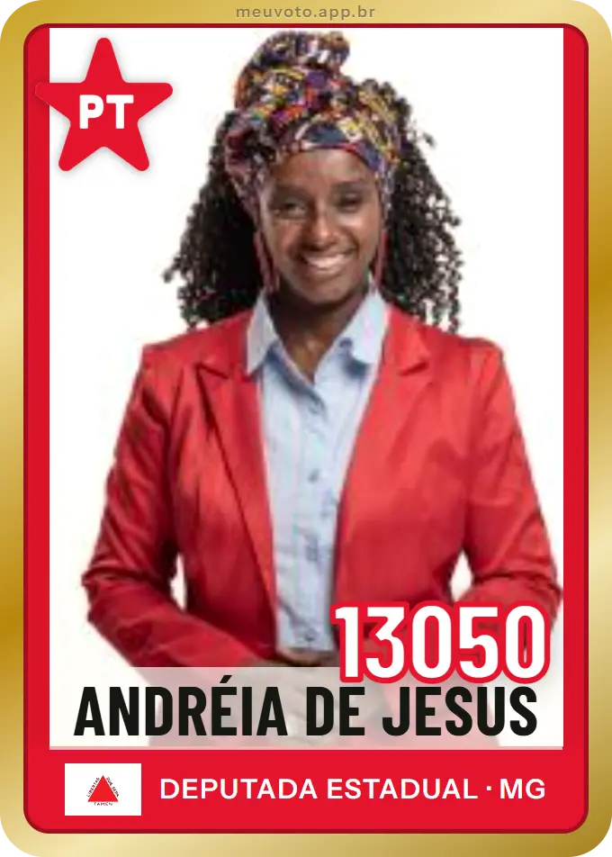 Carta de Andréia de Jesus, número 13050, PT