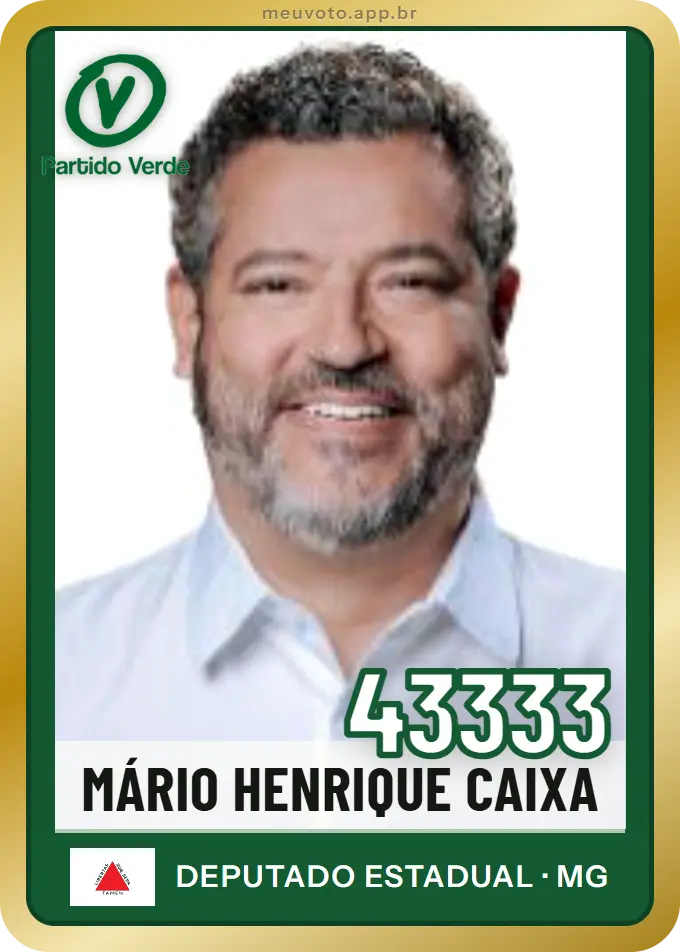 Carta de Mário Henrique Caixa, número 43333, PV