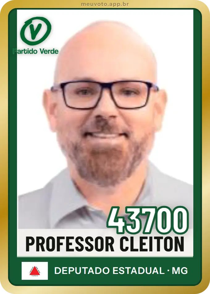 Carta de Professor Cleiton, número 43700, PV