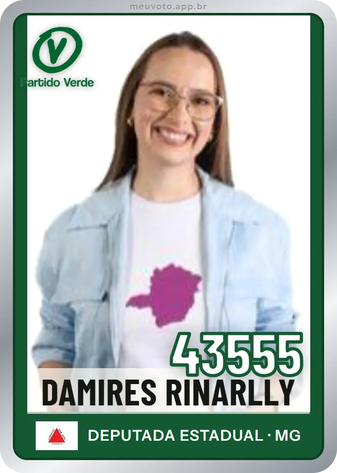 Carta de Damires Rinarlly, número 43555, PV