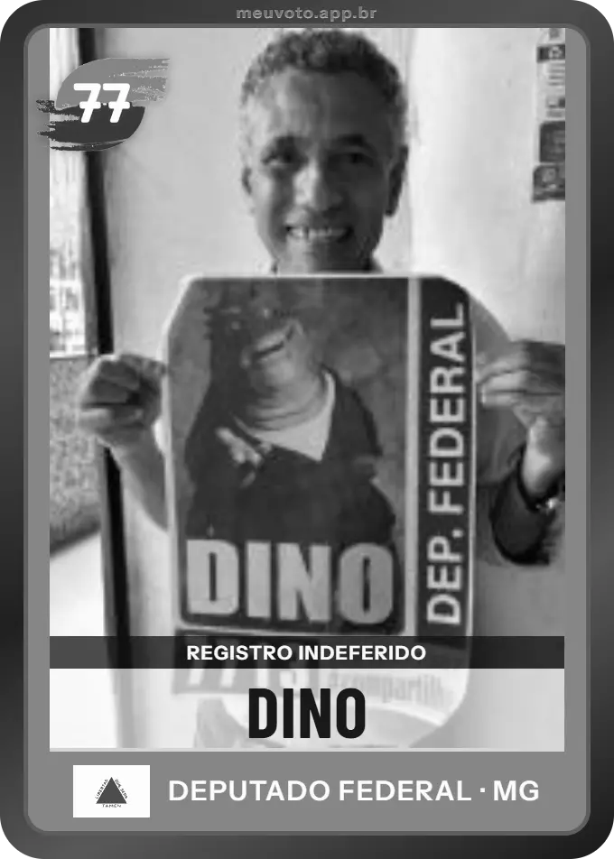Carta de Dino, Solidariedade. Teve o registro indeferido pelo TSE e não vai à urna.