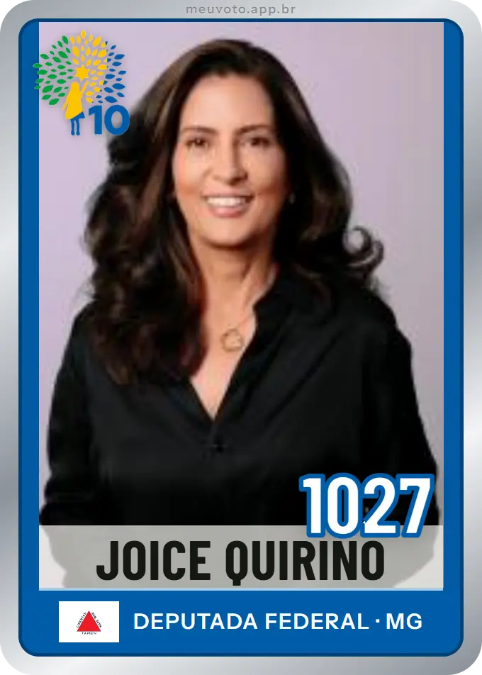 Carta de Joice Quirino, número 1027, Republicanos