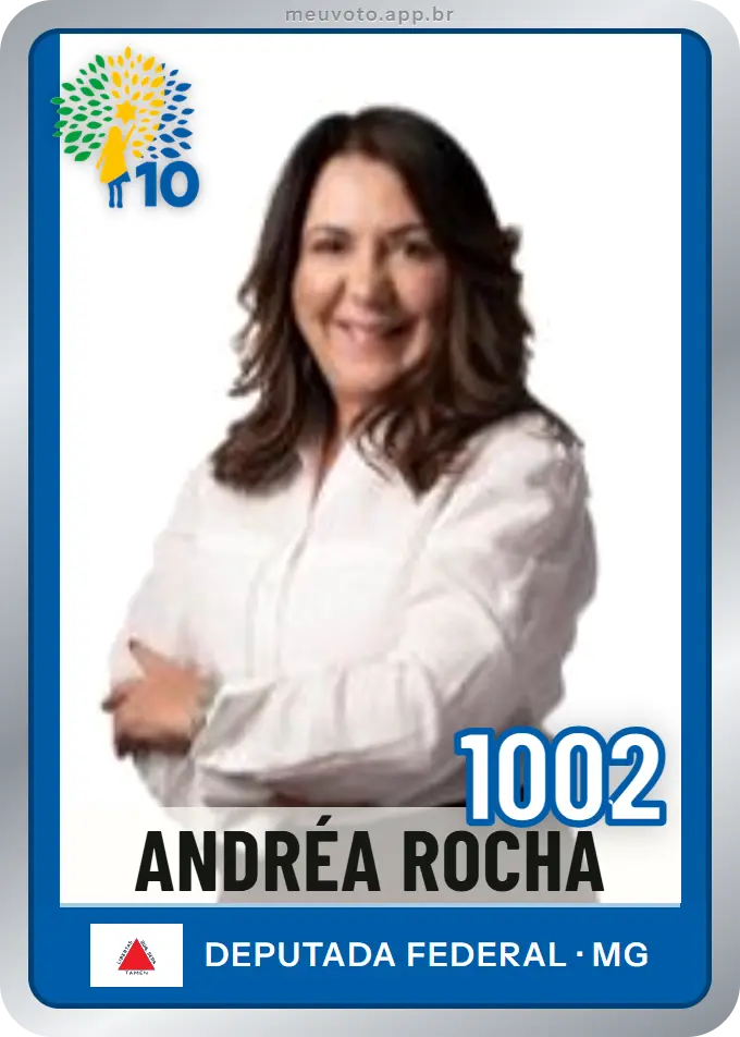 Carta de Andréa Rocha, número 1002, Republicanos