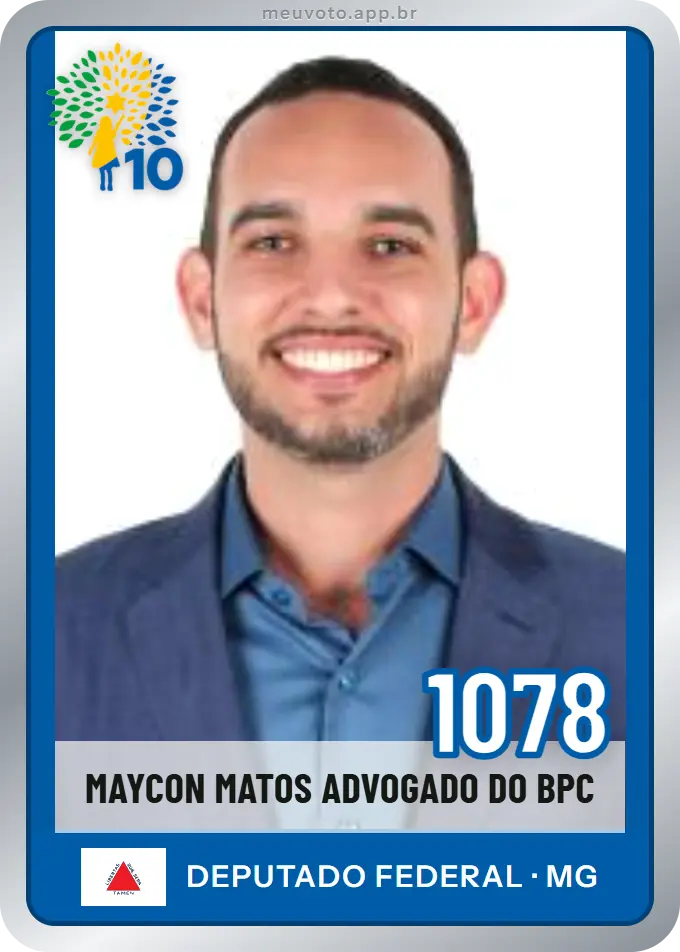 Carta de Maycon Matos Advogado do Bpc, número 1078, Republicanos
