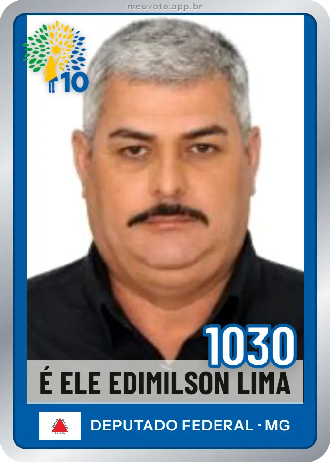 Carta de É Ele Edimilson Lima, número 1030, Republicanos