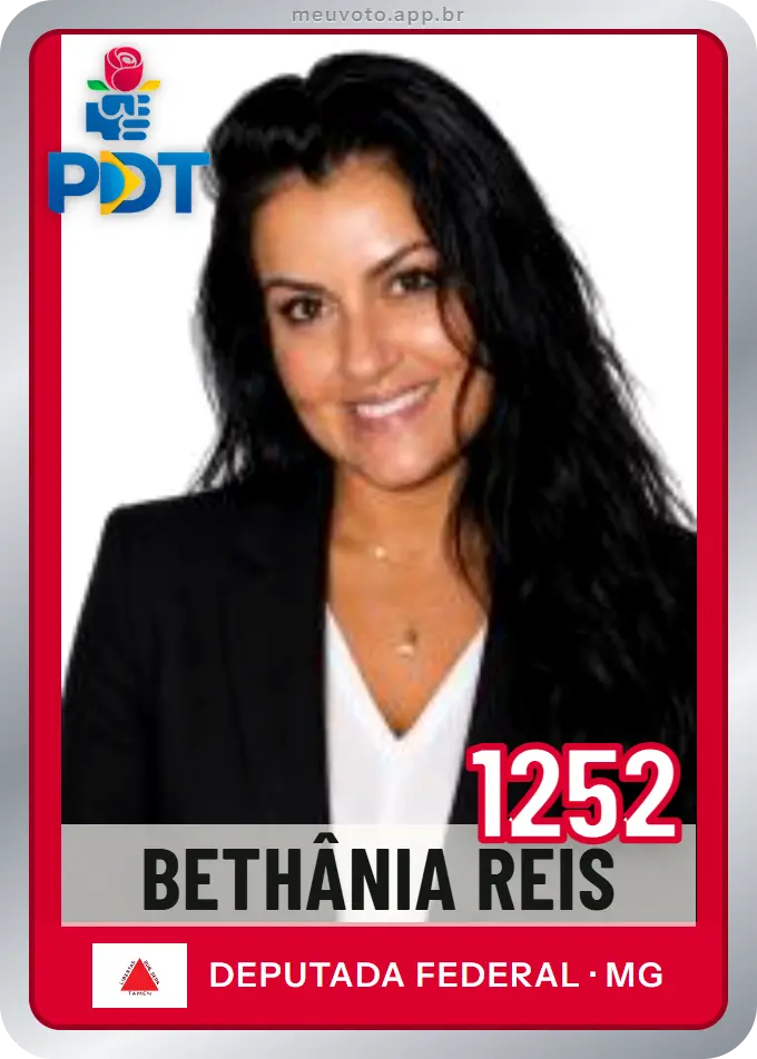 Carta de Bethânia Reis, número 1252, PDT
