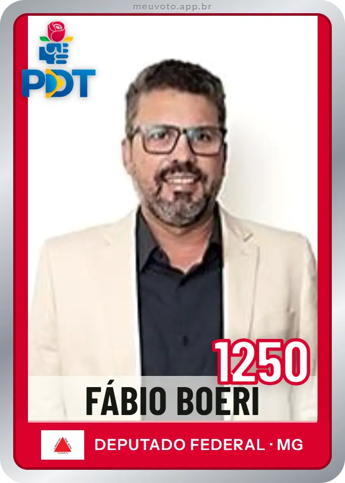 Carta de Fábio Boeri, número 1250, PDT