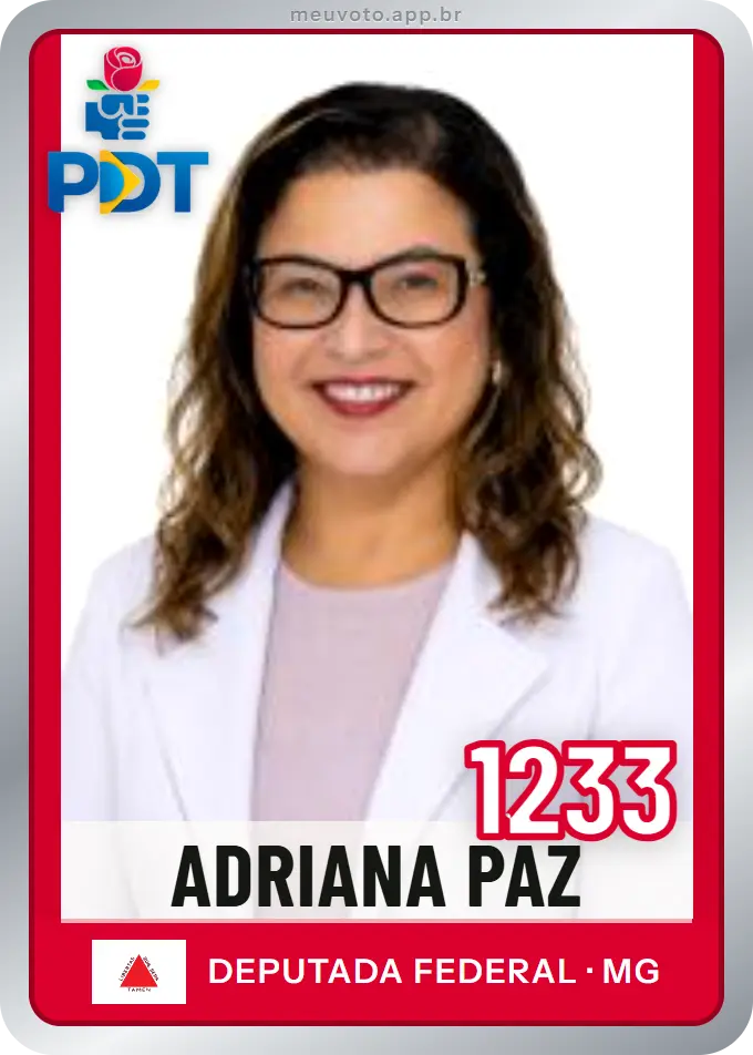Carta de Adriana Paz, número 1233, PDT