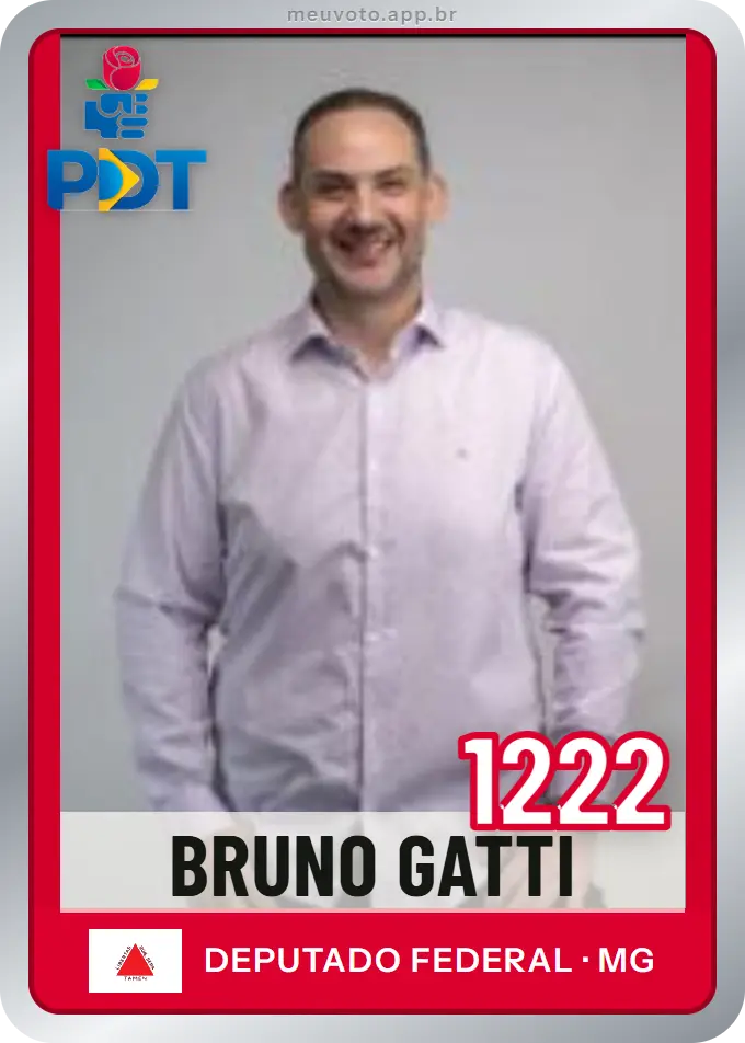 Carta de Bruno Gatti, número 1222, PDT