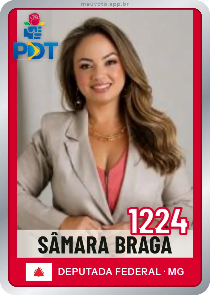 Carta de Sâmara Braga, número 1224, PDT