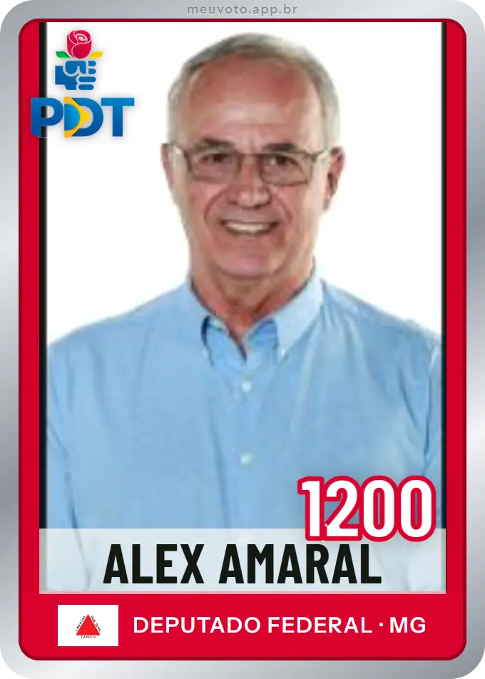 Carta de Alex Amaral, número 1200, PDT