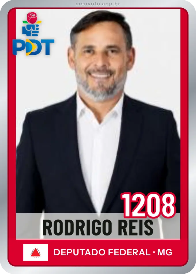 Carta de Rodrigo Reis, número 1208, PDT