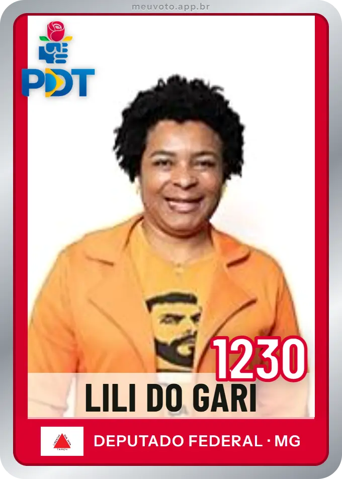 Carta de Lili do Gari, número 1230, PDT