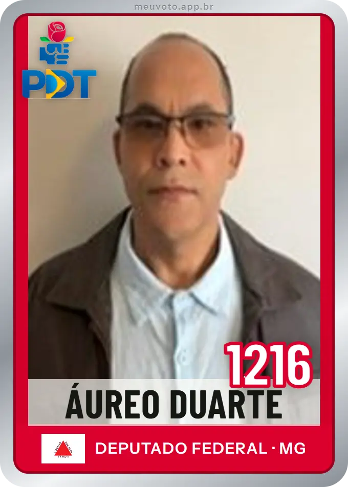 Carta de Áureo Duarte, número 1216, PDT