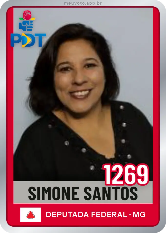 Carta de Simone Santos, número 1269, PDT
