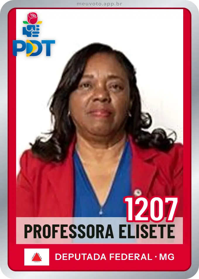Carta de Professora Elisete, número 1207, PDT