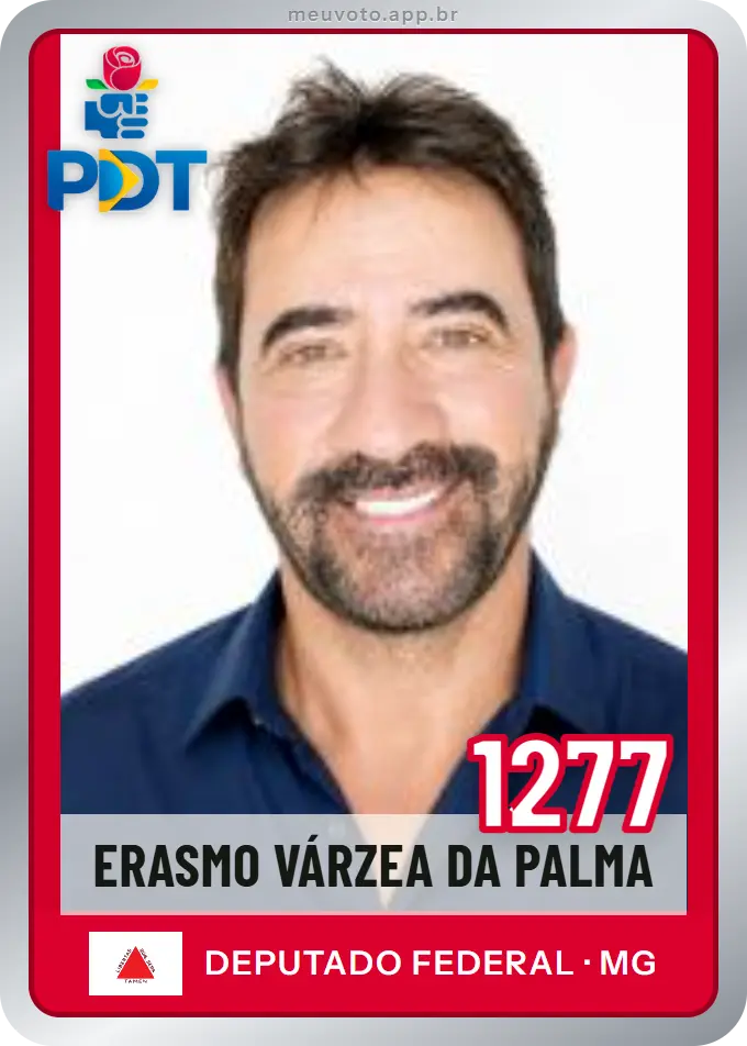 Carta de Erasmo Várzea da Palma, número 1277, PDT