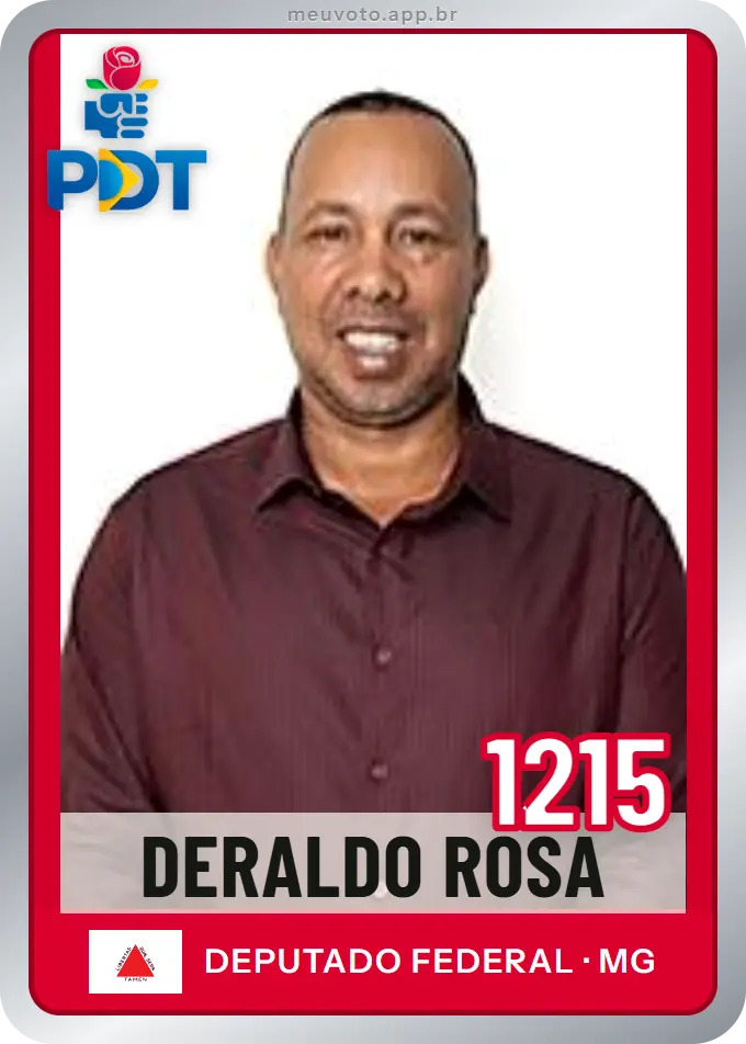 Carta de Deraldo Rosa, número 1215, PDT