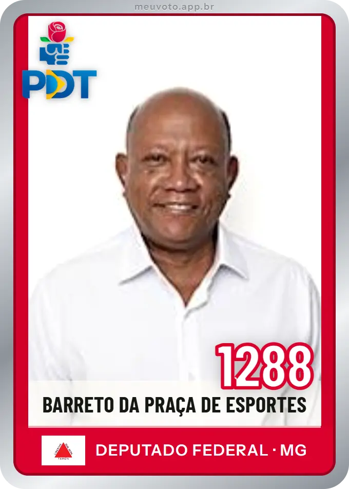 Carta de Barreto da Praça de Esportes, número 1288, PDT