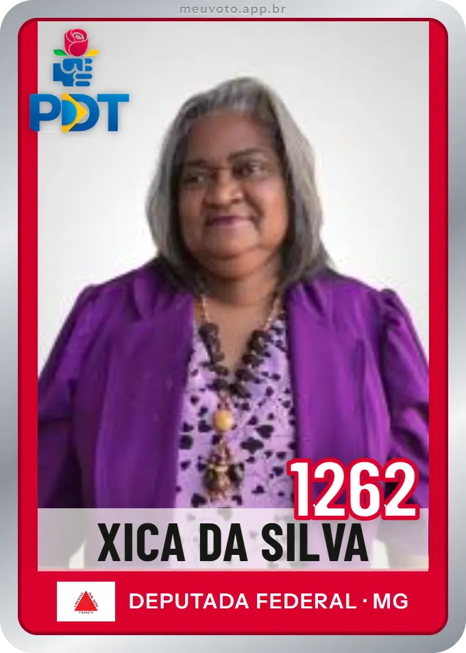 Carta de Xica da Silva, número 1262, PDT