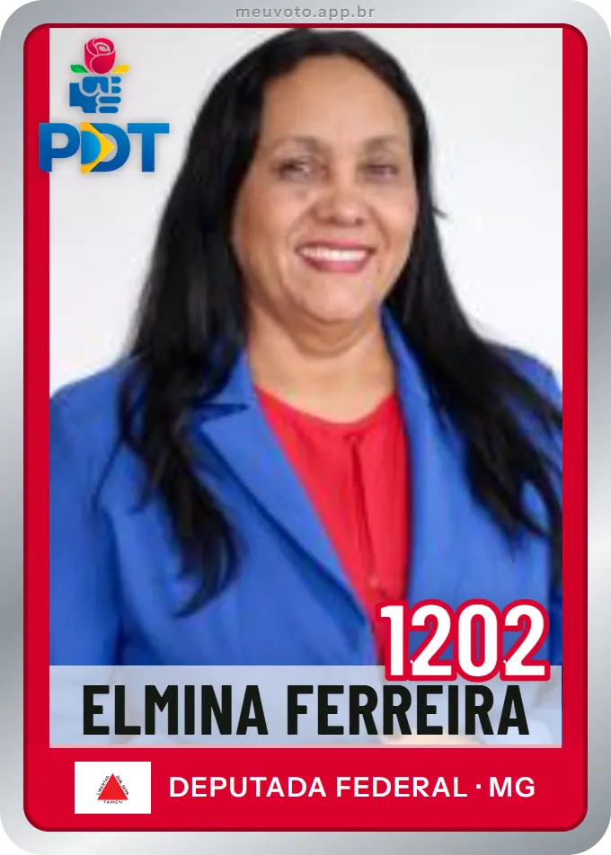 Carta de Elmina Ferreira, número 1202, PDT