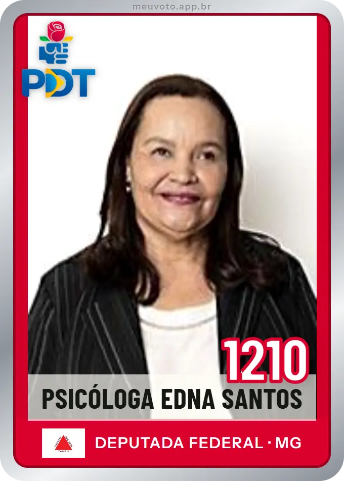 Carta de Psicóloga Edna Santos, número 1210, PDT