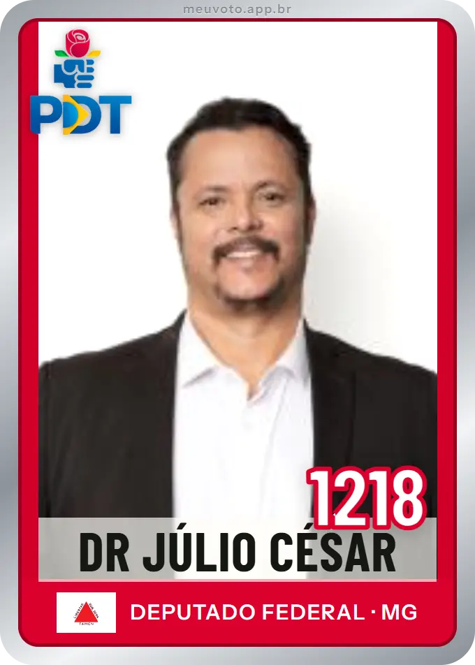 Carta de Dr Júlio César, número 1218, PDT