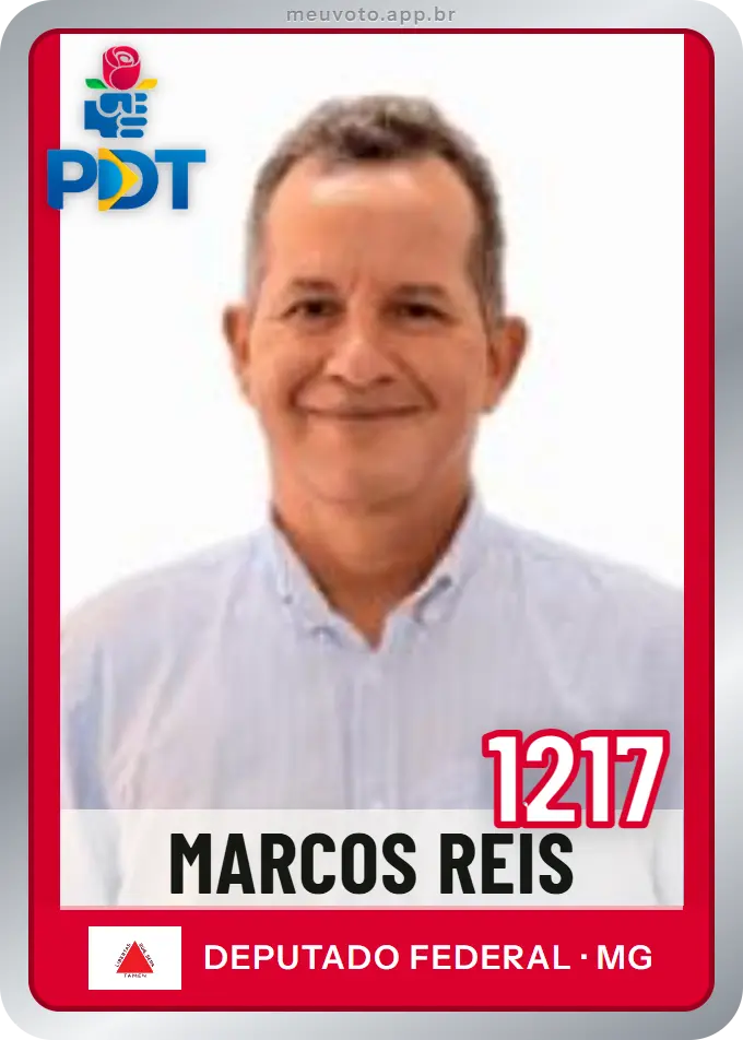 Carta de Marcos Reis, número 1217, PDT