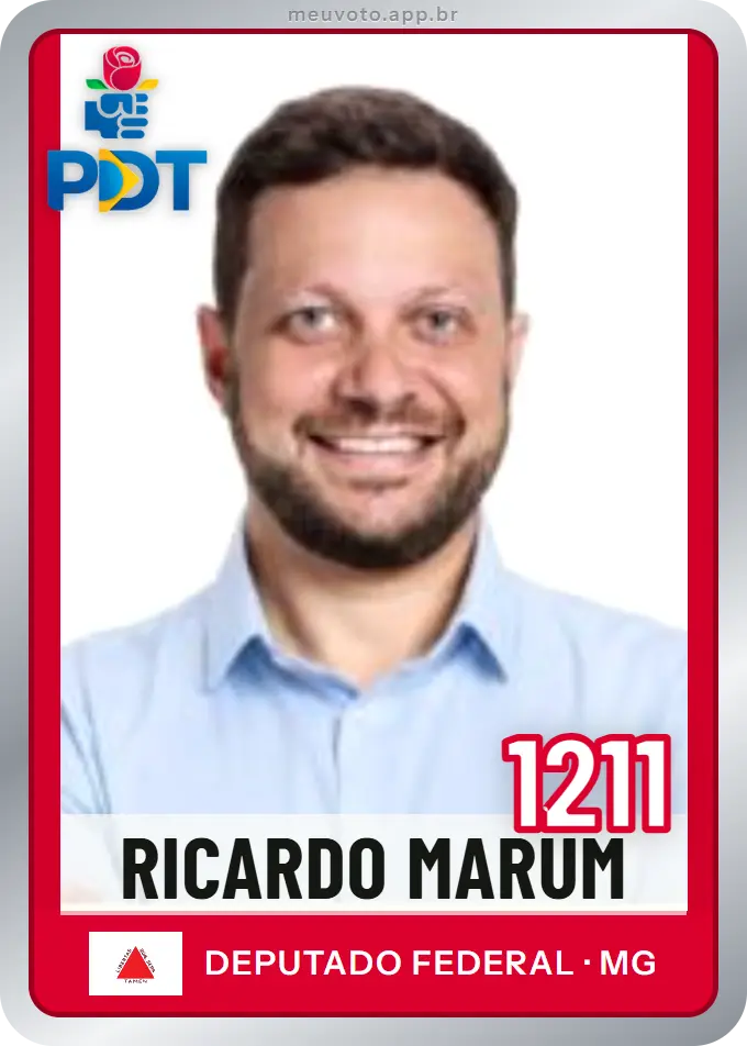 Carta de Ricardo Marum, número 1211, PDT