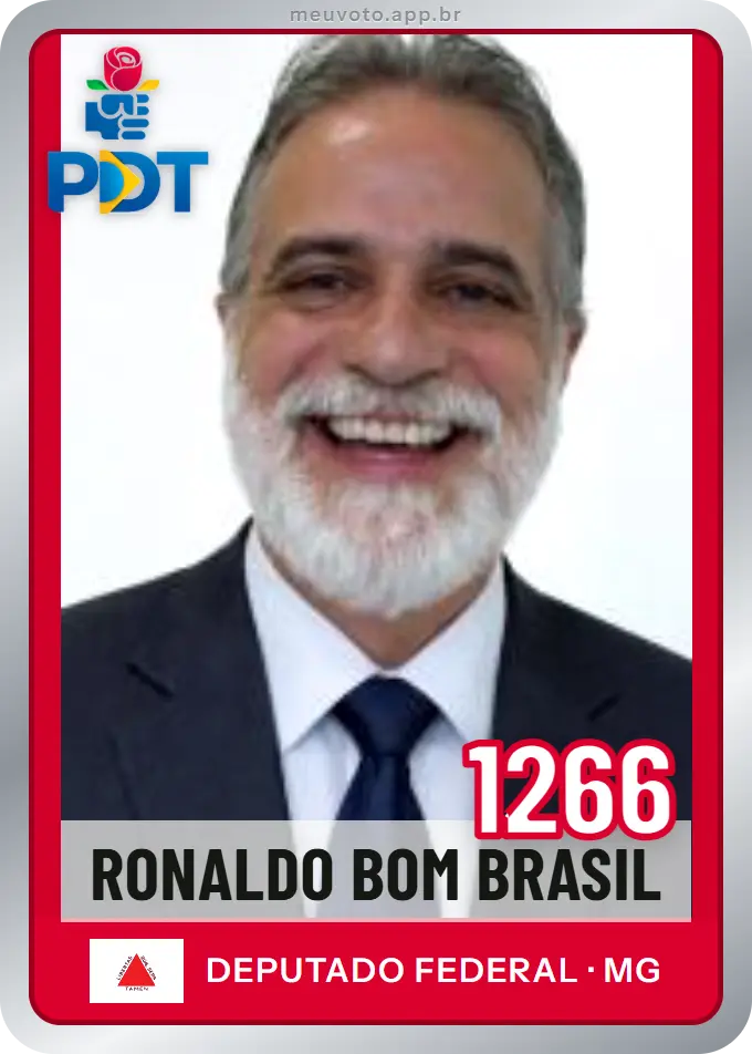 Carta de Ronaldo Bom Brasil, número 1266, PDT