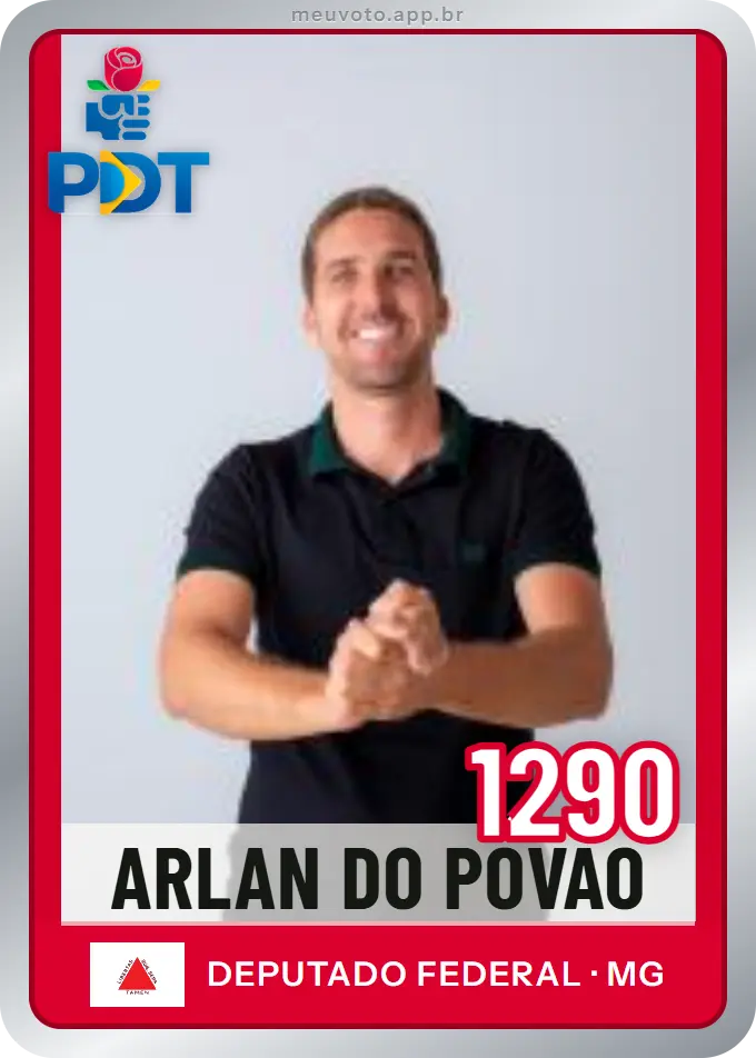Carta de Arlan do Povão, número 1290, PDT