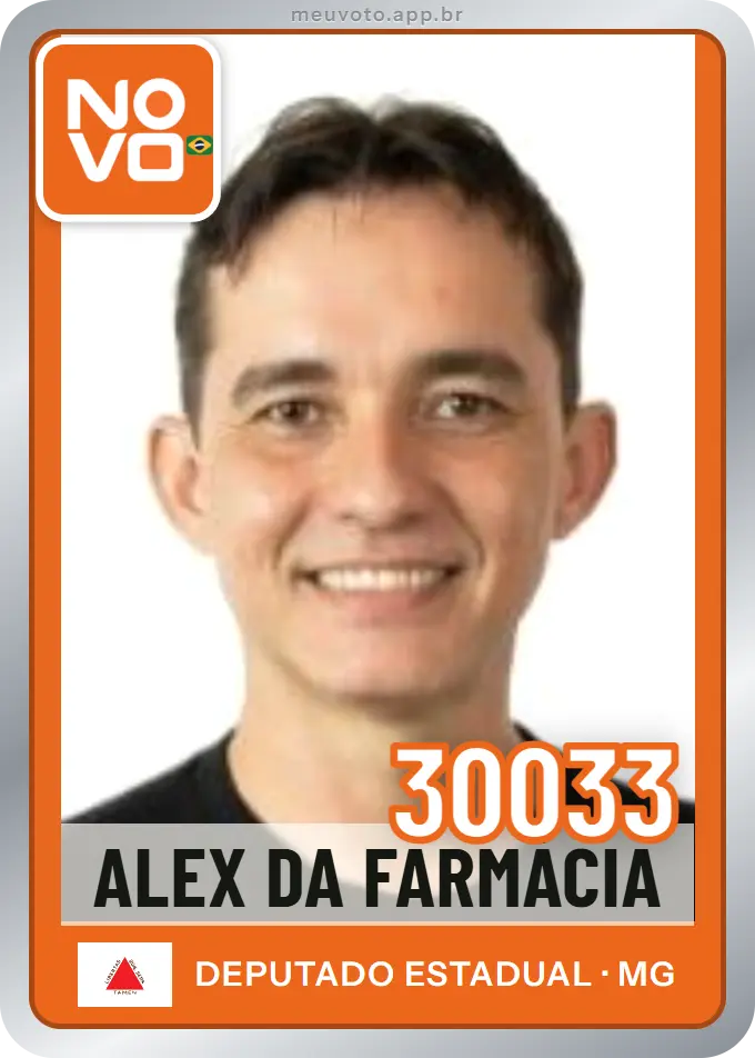 Carta de Alex da Farmácia, número 30033, Novo