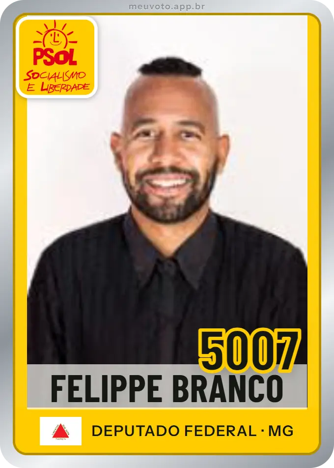 Carta de Felippe Branco, número 5007, PSOL