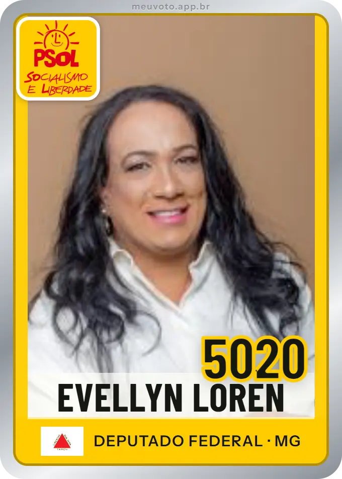Carta de Evellyn Loren, número 5020, PSOL