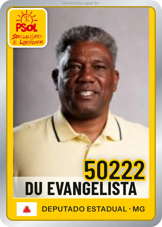 Carta de Du Evangelista, número 50222, PSOL