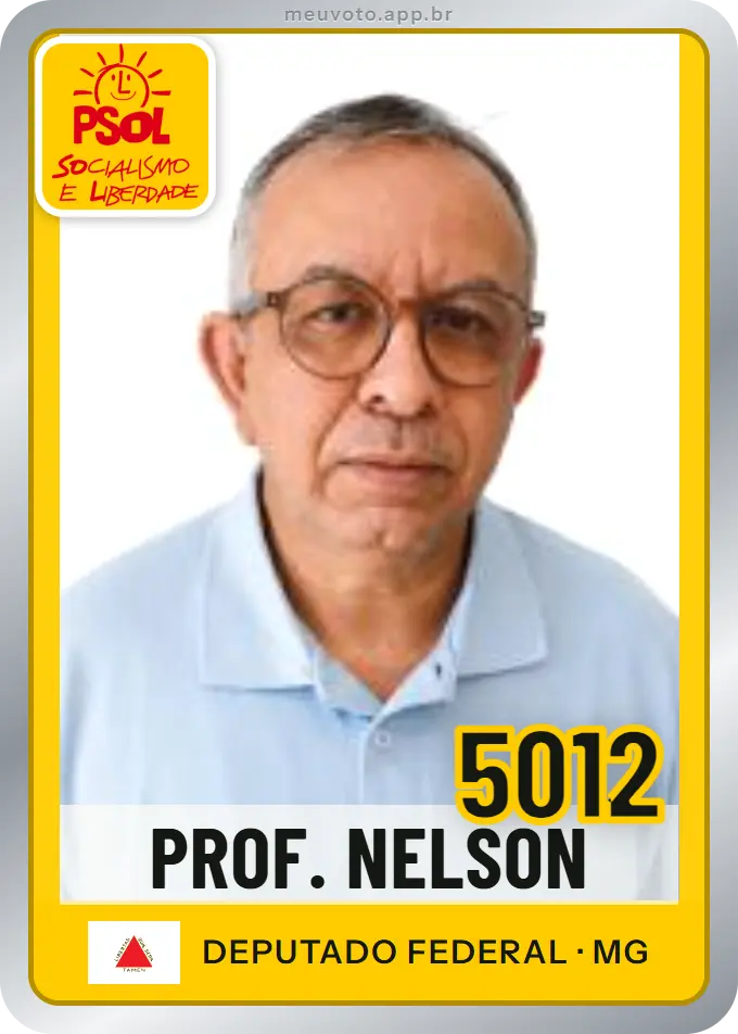 Carta de Prof. Nelson, número 5012, PSOL